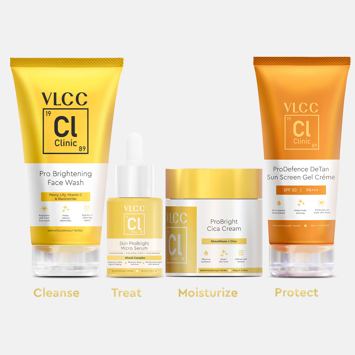 VLCC Get the Glow Regime - Skin Brightening, Discoloration and Anti-Pigmentation - Buy from Indicrest