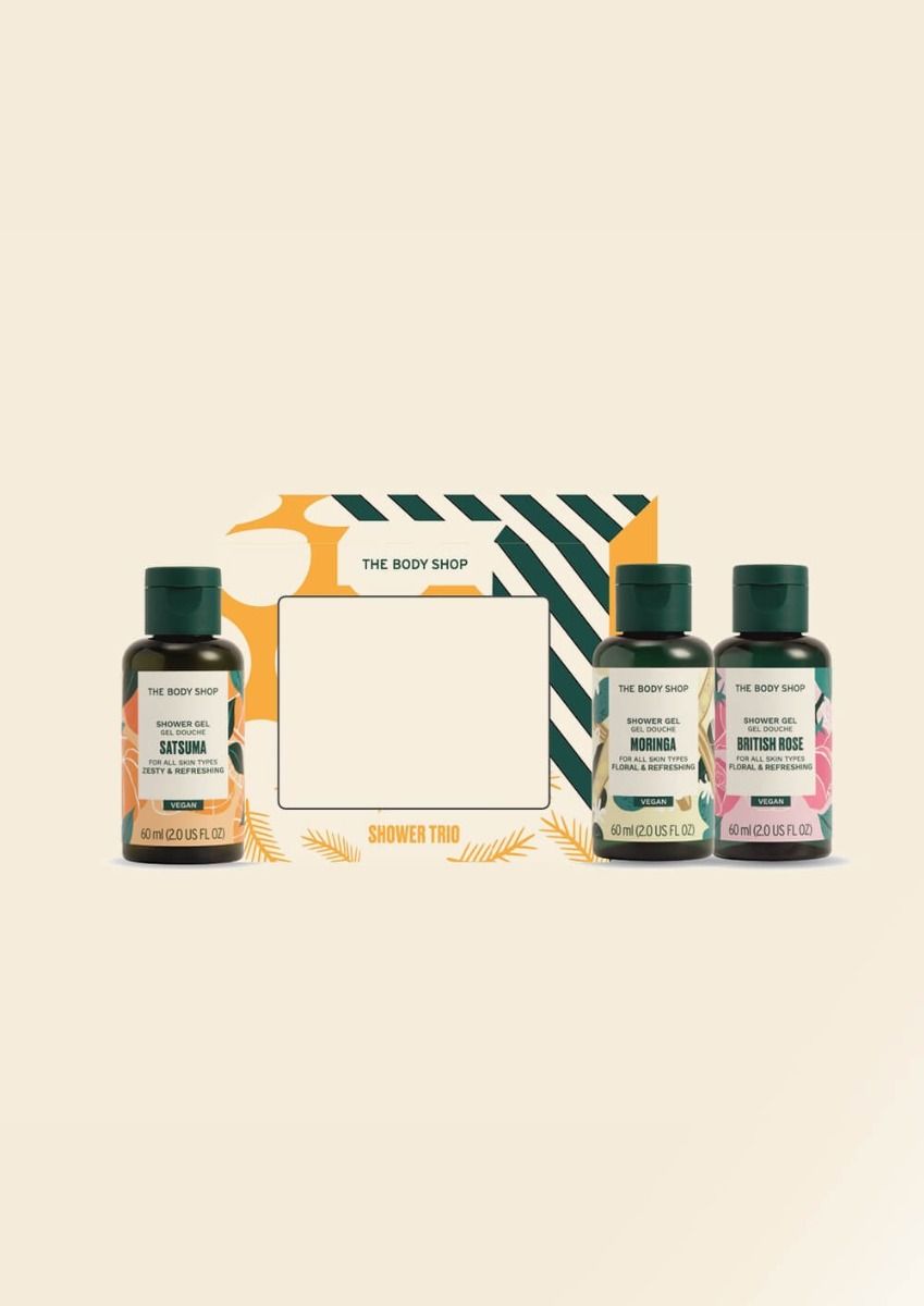 The Body Shop Floral & Zesty Shower Gel Trio, 1pc