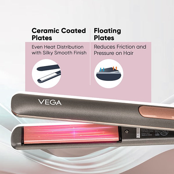 Vega Glam-Shine Hair Straightener - VHSH-24