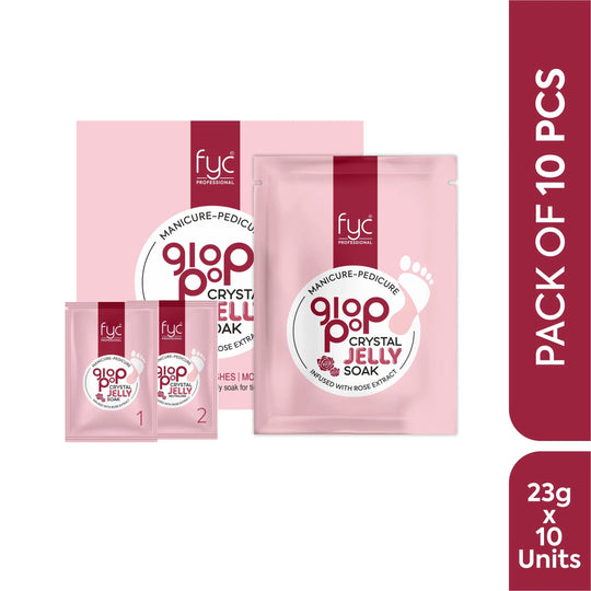 fyc-professional-gloppop-jelly-soak-antistress-rose-manipedicure-pack-of-10x23g - Buy from Indicrest