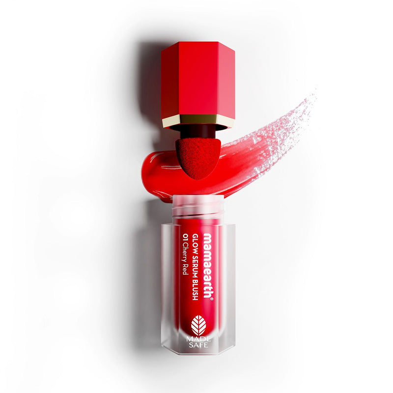 Mamaearth Glow Serum Blush with Vitamin C & Cherry Extract, 5ml, Cherry Red - Buy from Indicrest