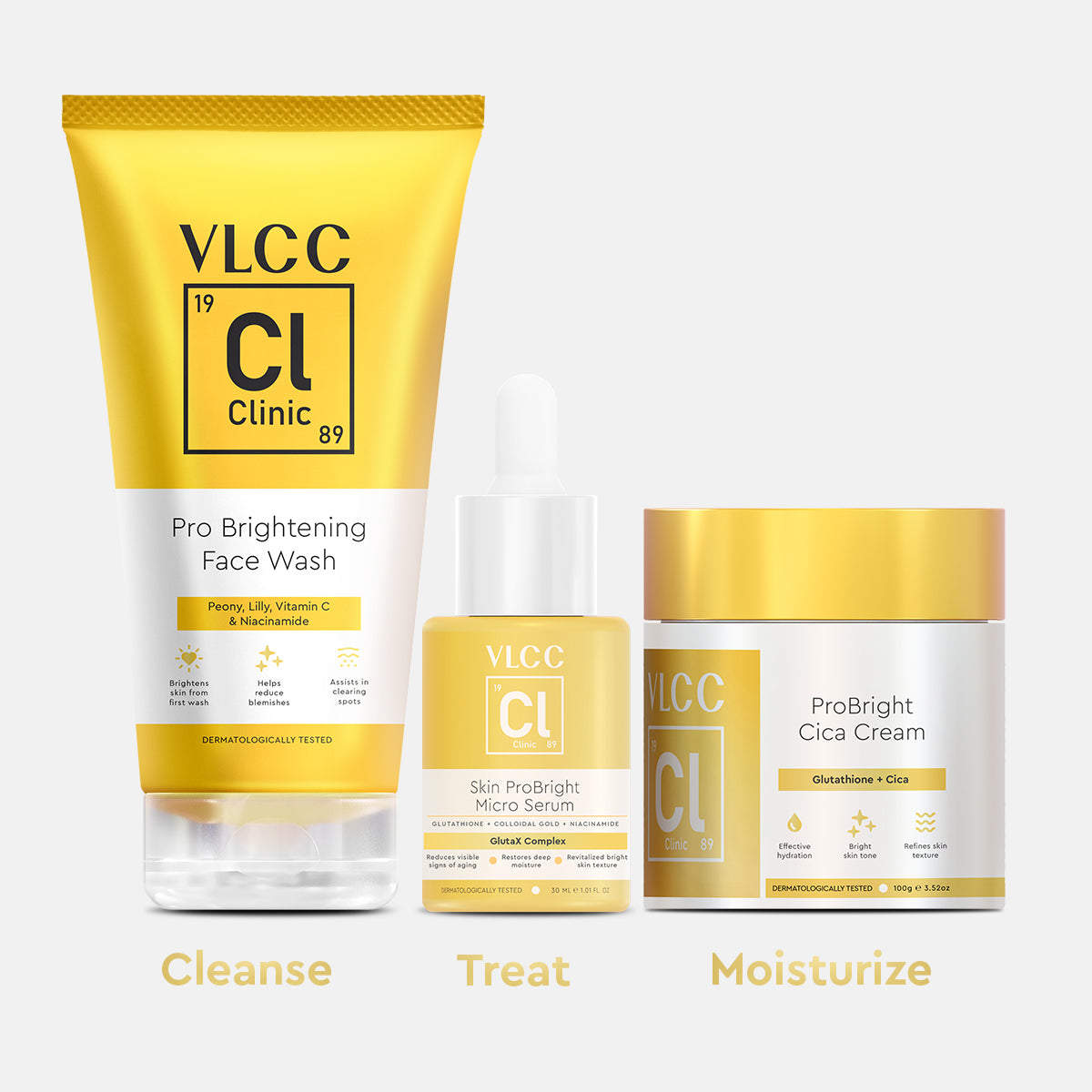 VLCC Glow Bright Everyday Regime - Skin Brightening, Discoloration and Anti-Pigmentation - Buy from Indicrest