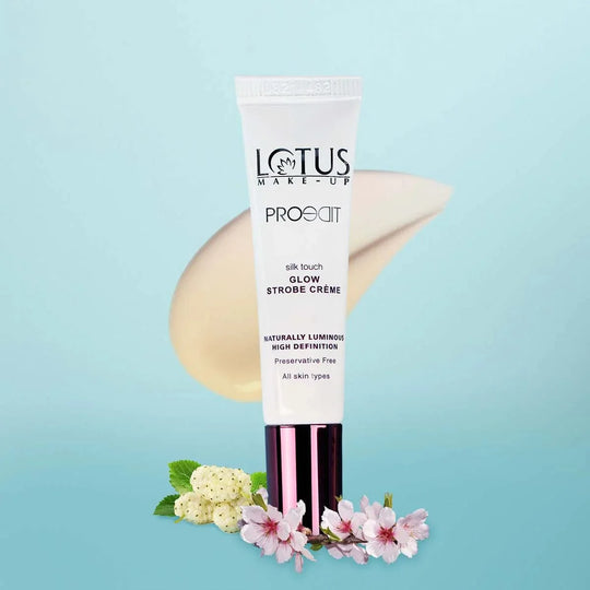 Lotus Herbals Proedit Silk Touch Glow Strobe Cream, Pink, 12g