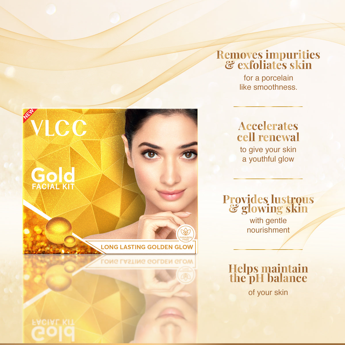 VLCC Papaya Fruit and Gold Facial Kit - Image 7 - Buy from Indicrest