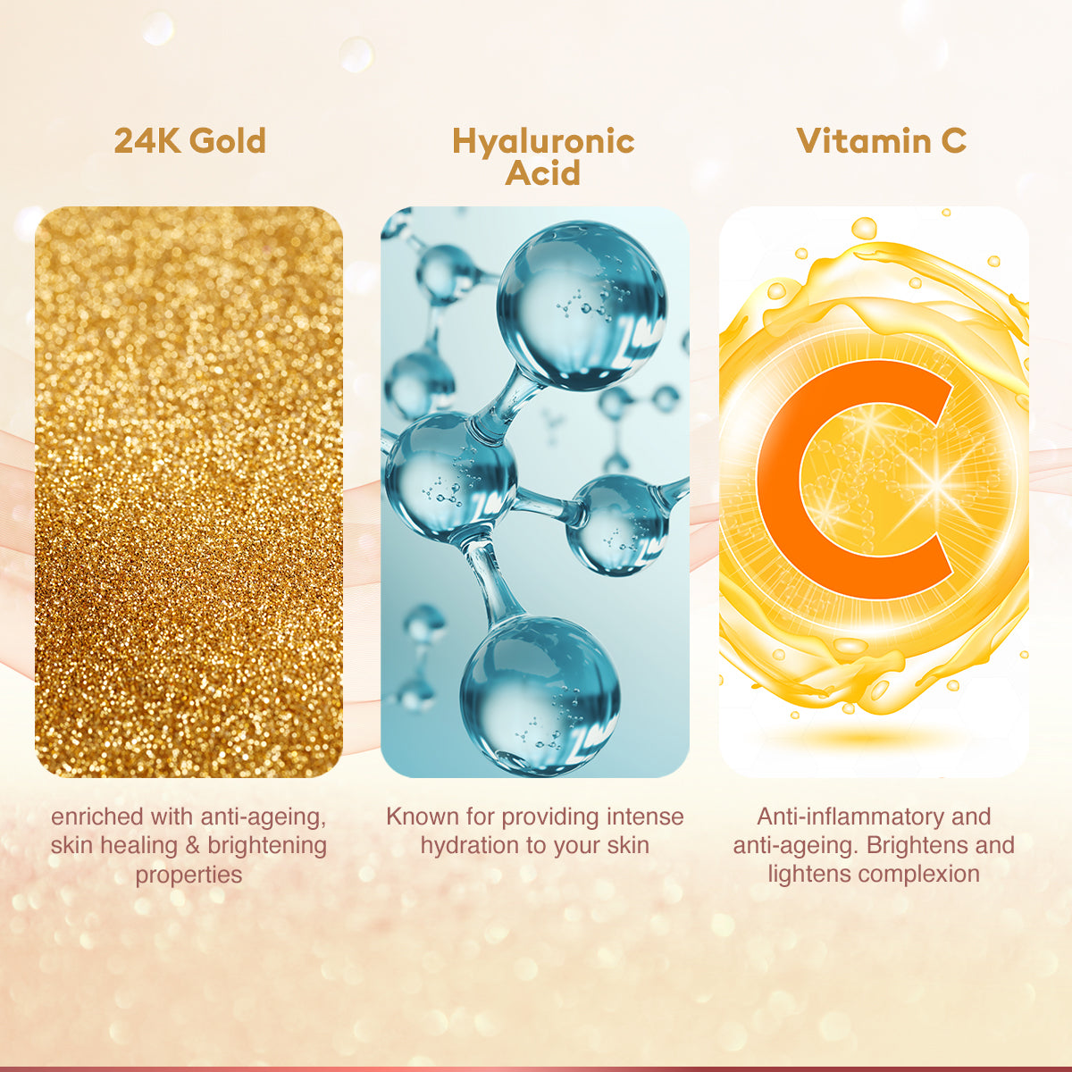 VLCC Gold Facial kit for Sensitive Skin - 60 g - Image 5 - Buy from Indicrest