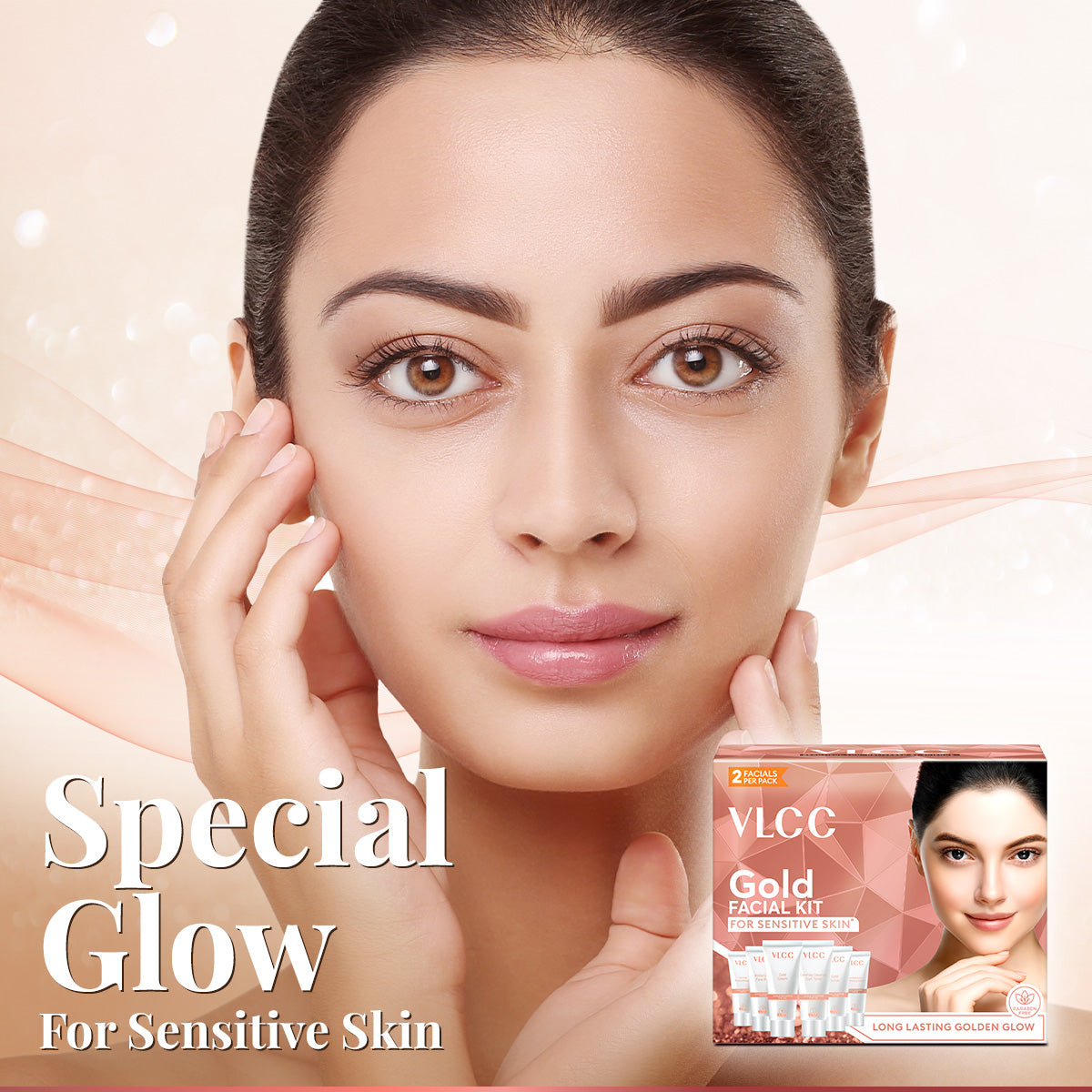 VLCC Gold Facial kit for Sensitive Skin - 60 g - Image 2 - Buy from Indicrest