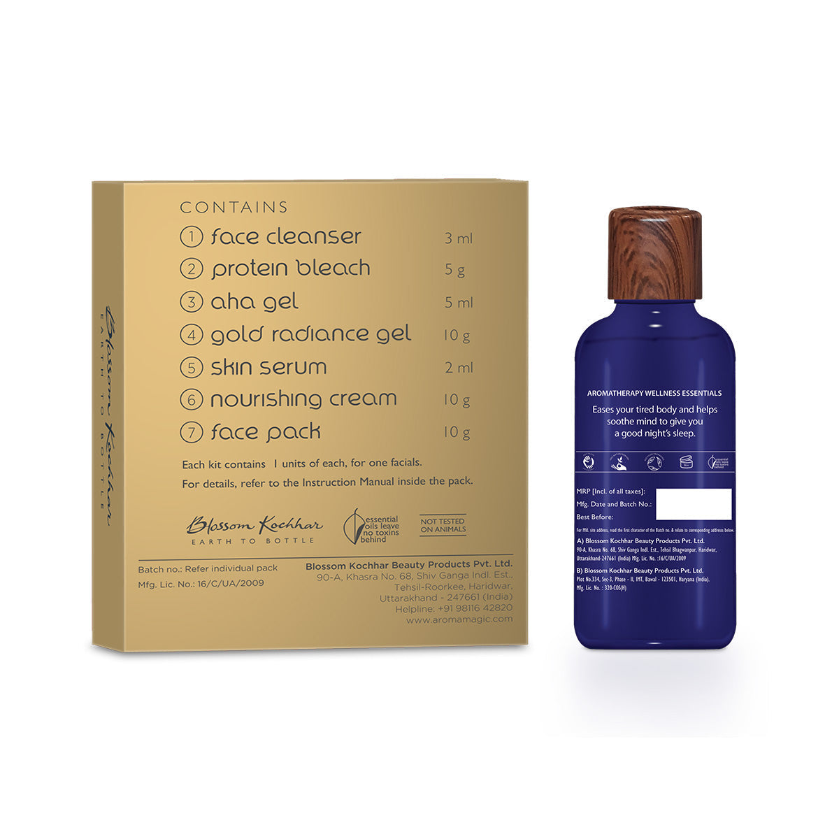 Aroma Magic Gold Facial Kit with Good Sleep Curative oil Combo - Image 2 - Buy from Indicrest
