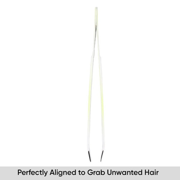 Vega Gorgeous Green Tweezer - Slant Tip - TW-07