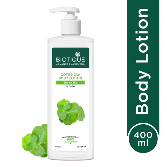 Biotique Gotu Kola Smooth Skin Body Lotion, 400ml - Buy from Indicrest