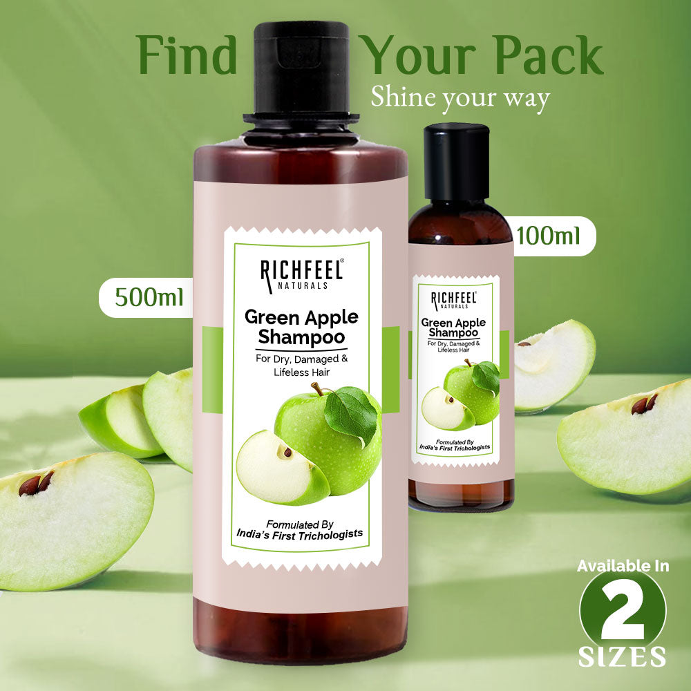 Richfeell Green Apple Shampoo 500 Ml (Pack of 2) - Image 8 - Buy from Indicrest