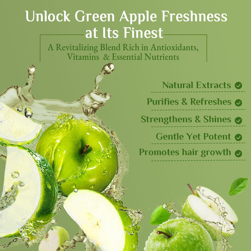 Richfeell Green Apple Shampoo 500 Ml (Pack of 2) - Image 3 - Buy from Indicrest