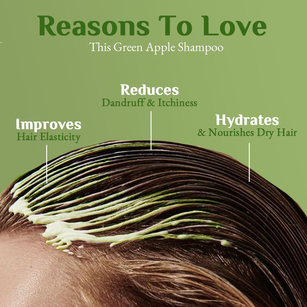 Richfeell Green Apple Shampoo 500 Ml (Pack of 2) - Image 4 - Buy from Indicrest