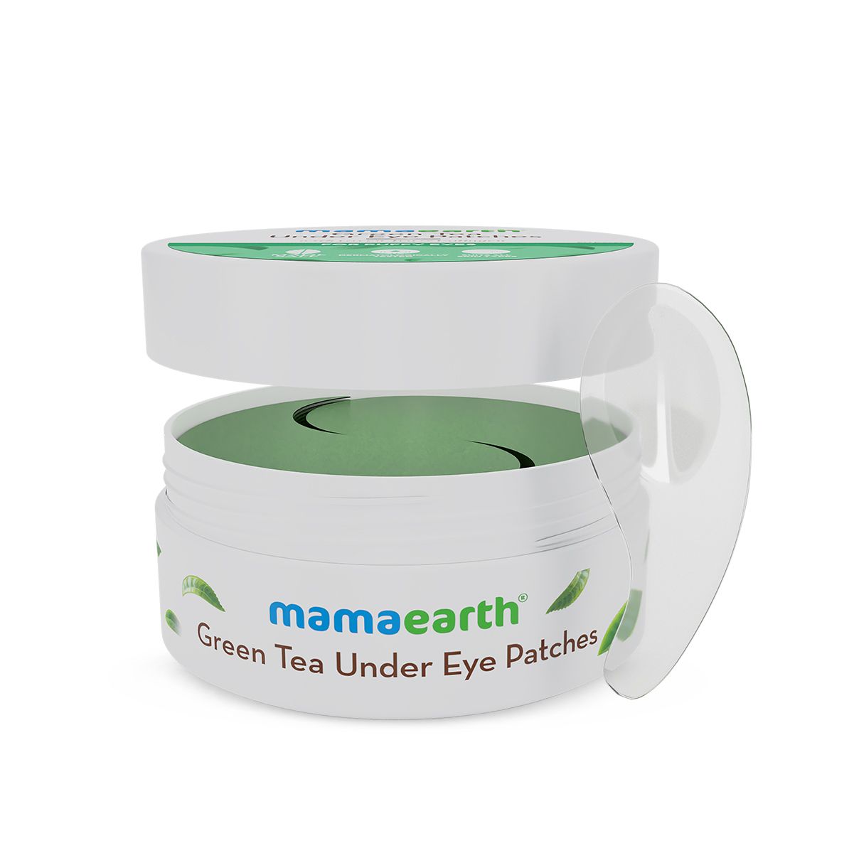 Mamaearth Green Tea Under Eye Patches with Green Tea & Collagen for Puffy Eyes, 30 Pairs (60 Pieces) - Image 8 - Buy from Indicrest