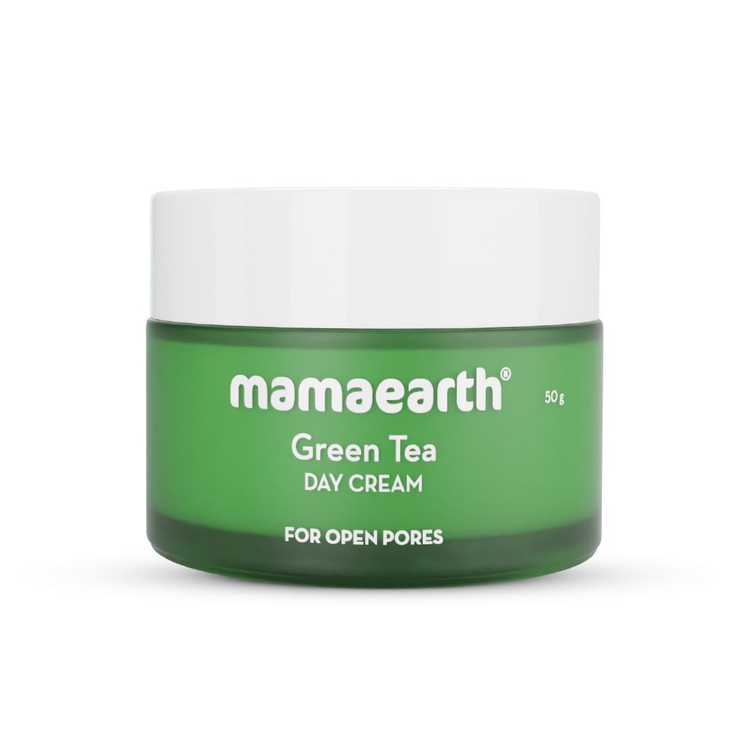 Mamaearth Green Tea Day Cream With Green Tea & Collagen For Open Pores, 50g - Image 8 - Buy from Indicrest