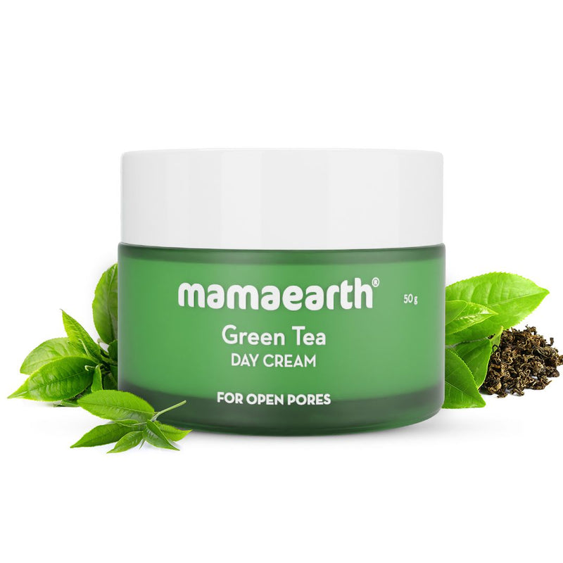 Mamaearth Green Tea Day Cream With Green Tea & Collagen For Open Pores, 50g - Buy from Indicrest