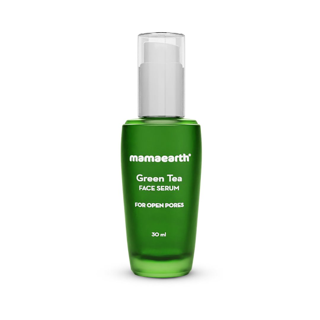 Mamaearth Green Tea Face Serum With Green Tea & Collagen For Open Pores, 30ml - Image 8 - Buy from Indicrest