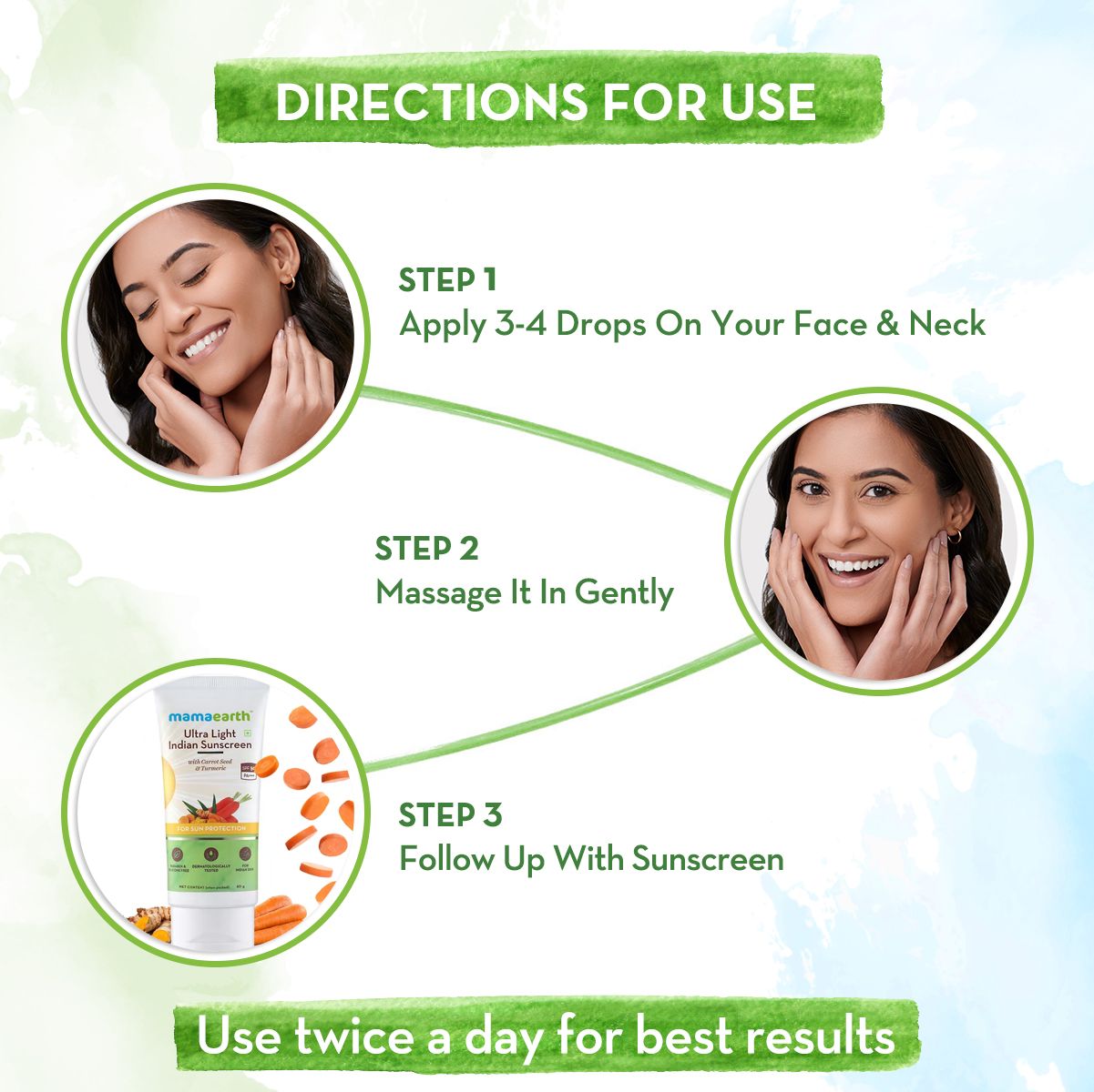 Mamaearth Green Tea Face Serum With Green Tea & Collagen For Open Pores, 30ml - Image 5 - Buy from Indicrest
