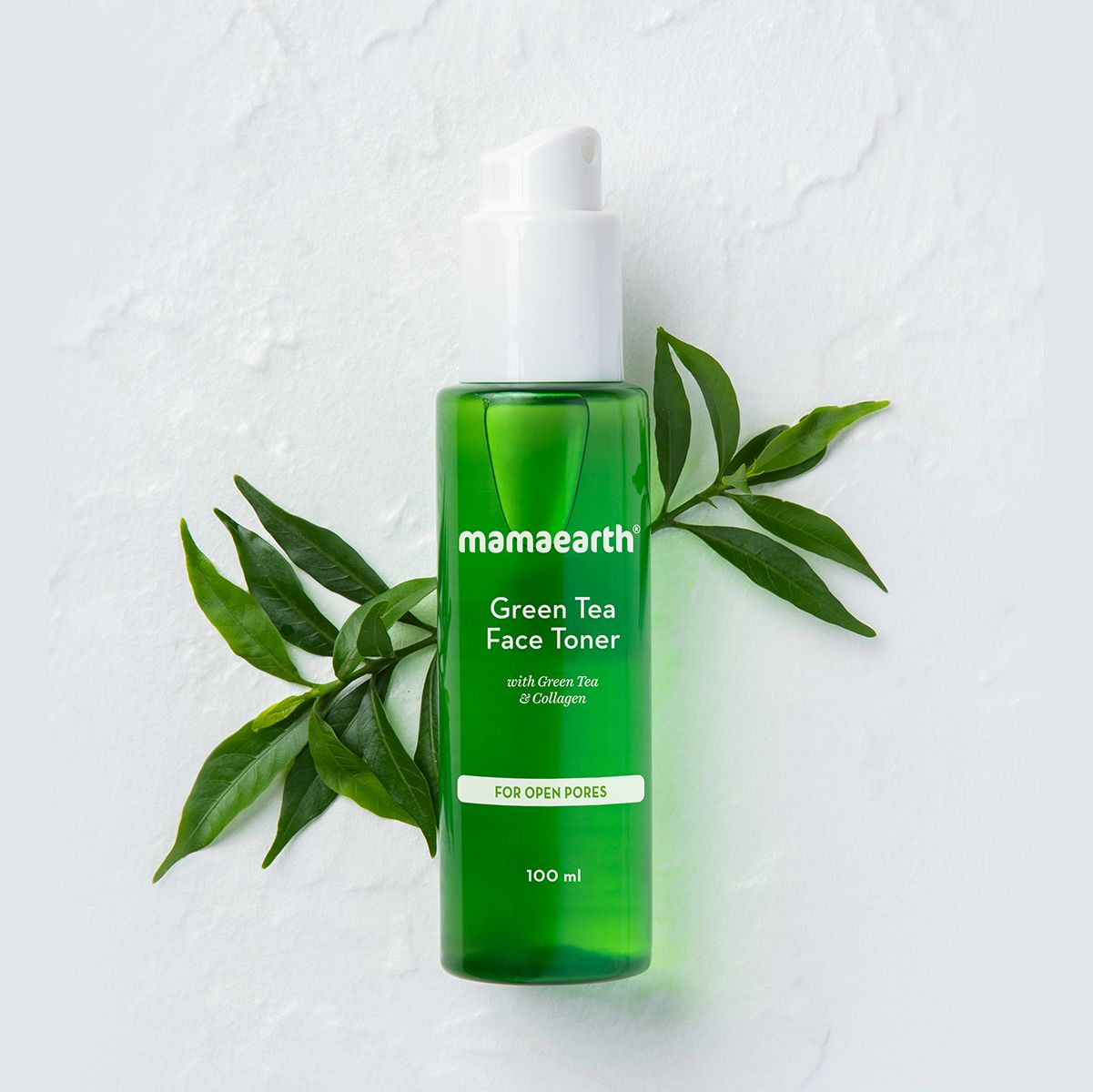 Mamaearth Green Tea Face Toner With Green Tea & Collagen For Open Pores, 100ml - Image 2 - Buy from Indicrest