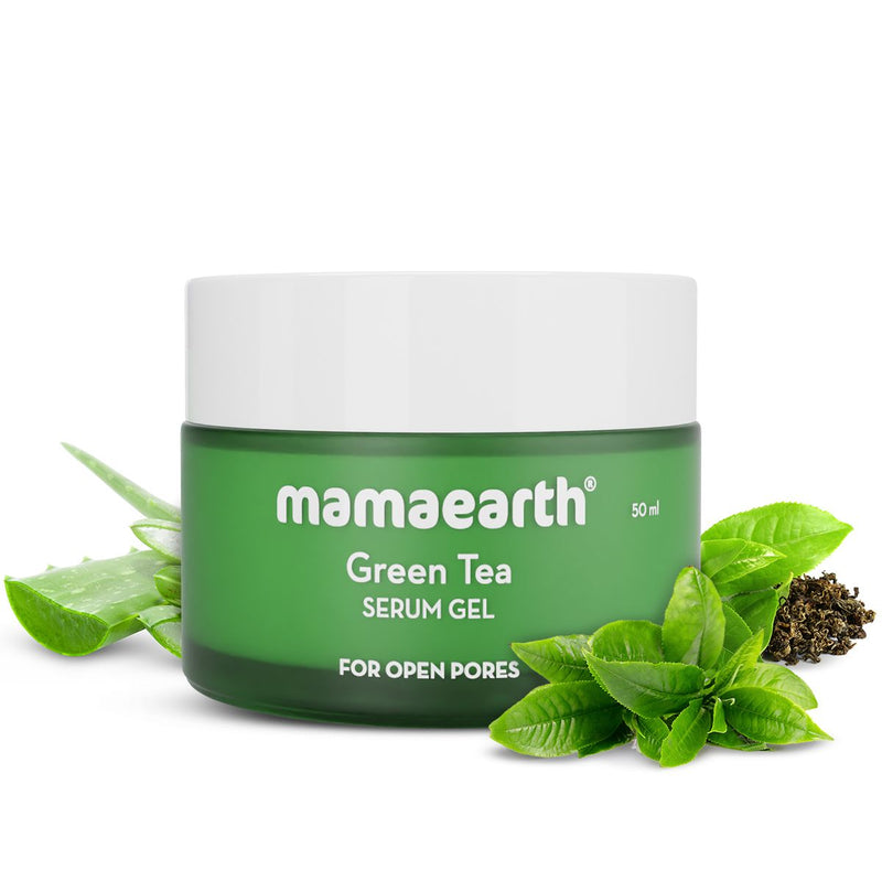Mamaearth Green Tea Serum Gel with Green Tea & Collagen for Open Pores, 50ml - Buy from Indicrest