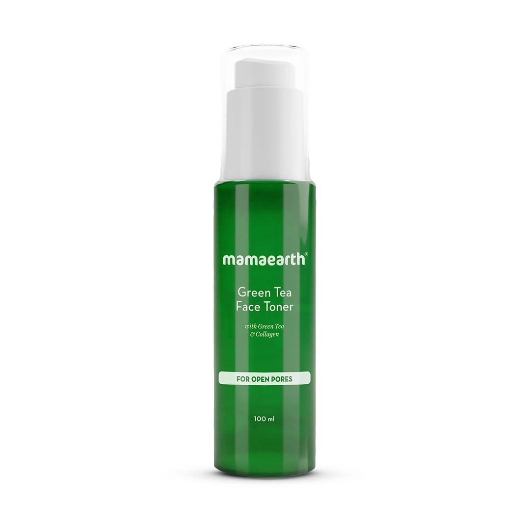 Mamaearth Green Tea Face Toner With Green Tea & Collagen For Open Pores, 100ml - Image 8 - Buy from Indicrest