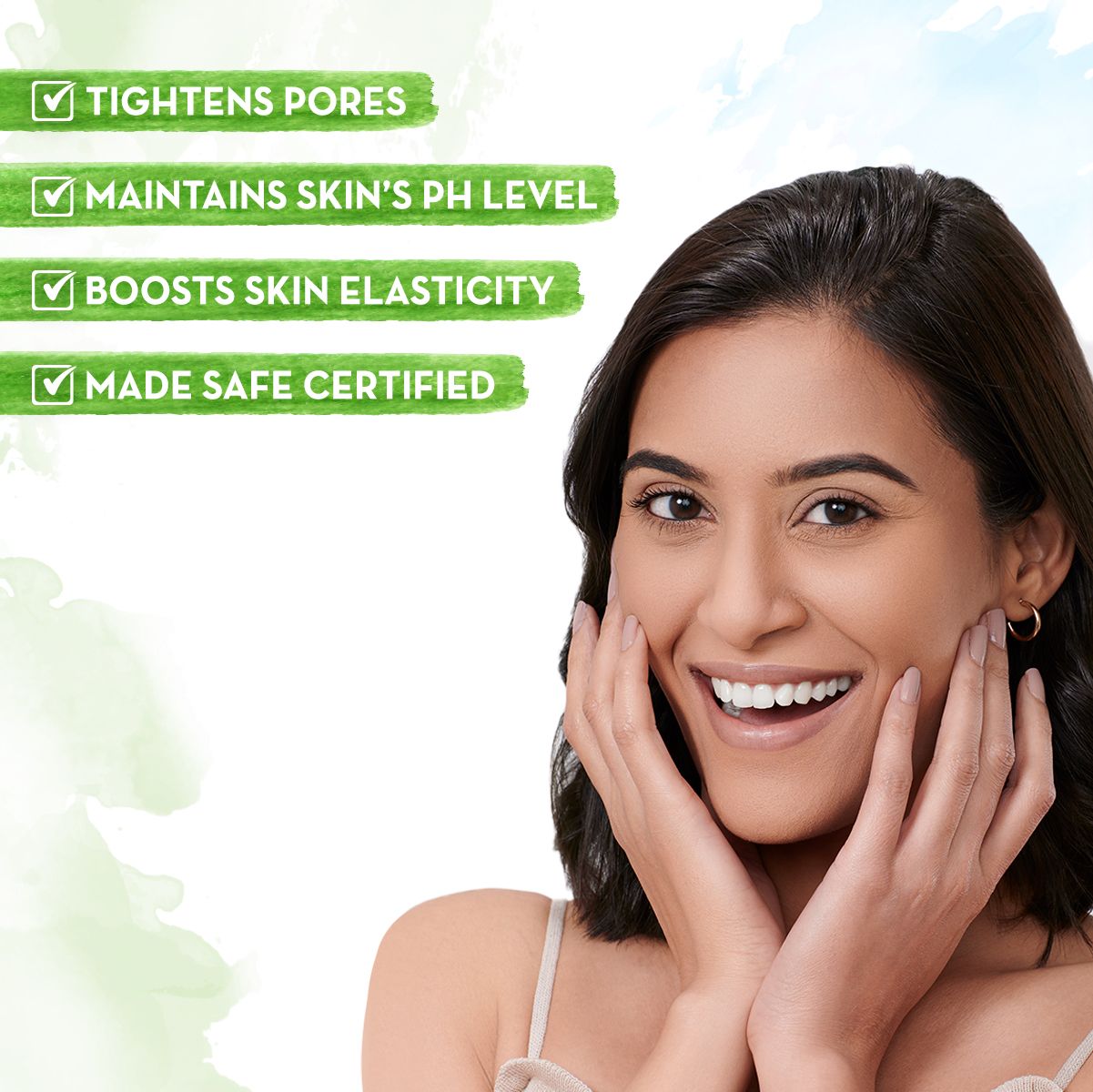 Mamaearth Green Tea Face Toner With Green Tea & Collagen For Open Pores, 100ml - Image 3 - Buy from Indicrest