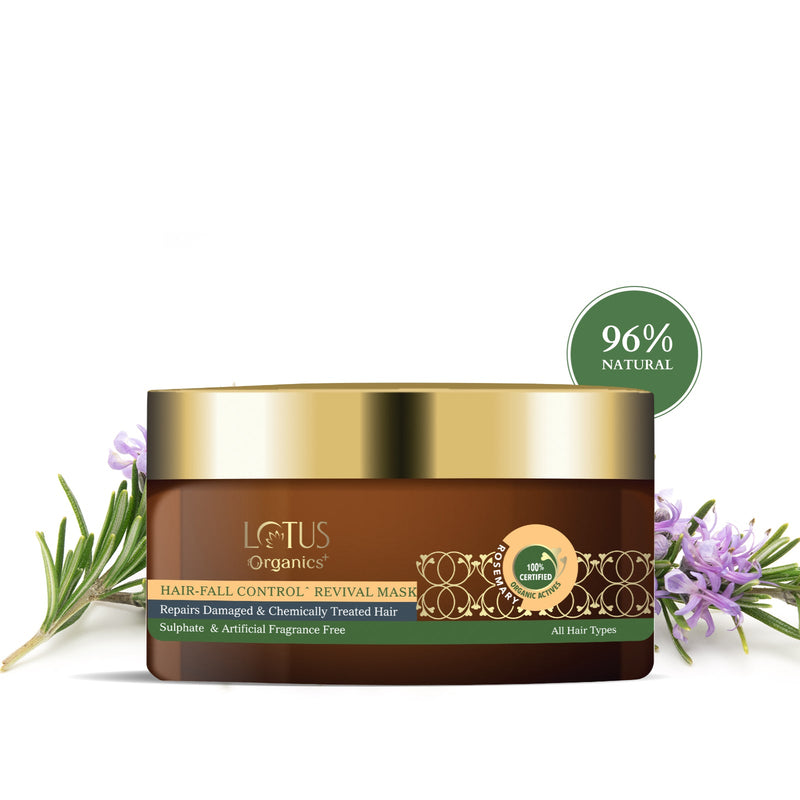 Lotus Herbals Organics+ Hair Fall Control Revival Mask, 150g