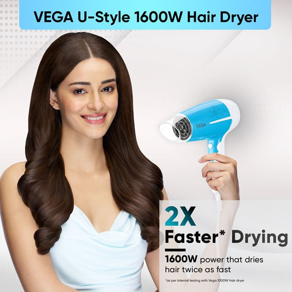 Vega U-Style 1400-1600 Watts Hair Dryer - VHDH-32