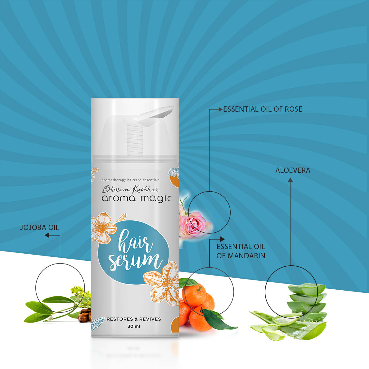 Aroma Magic Hair Serum For Smooth, Shiny & Healthy Hair, 30ml - Image 4 - Buy from Indicrest
