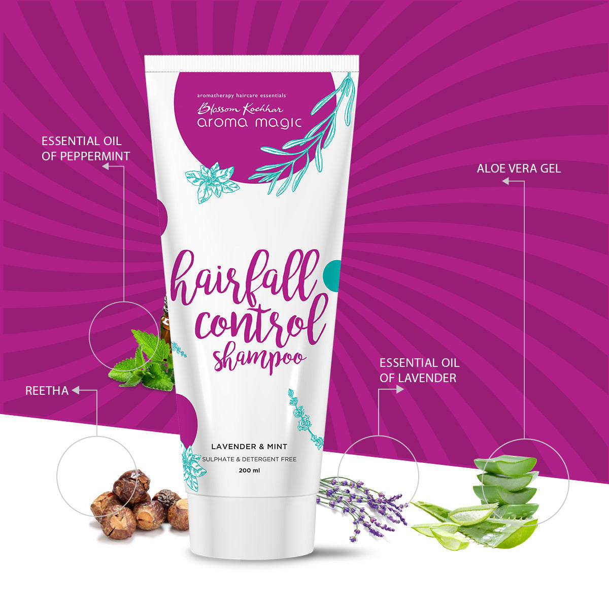 Aroma Magic Hairfall Control Shampoo, 200ml - Image 4 - Buy from Indicrest