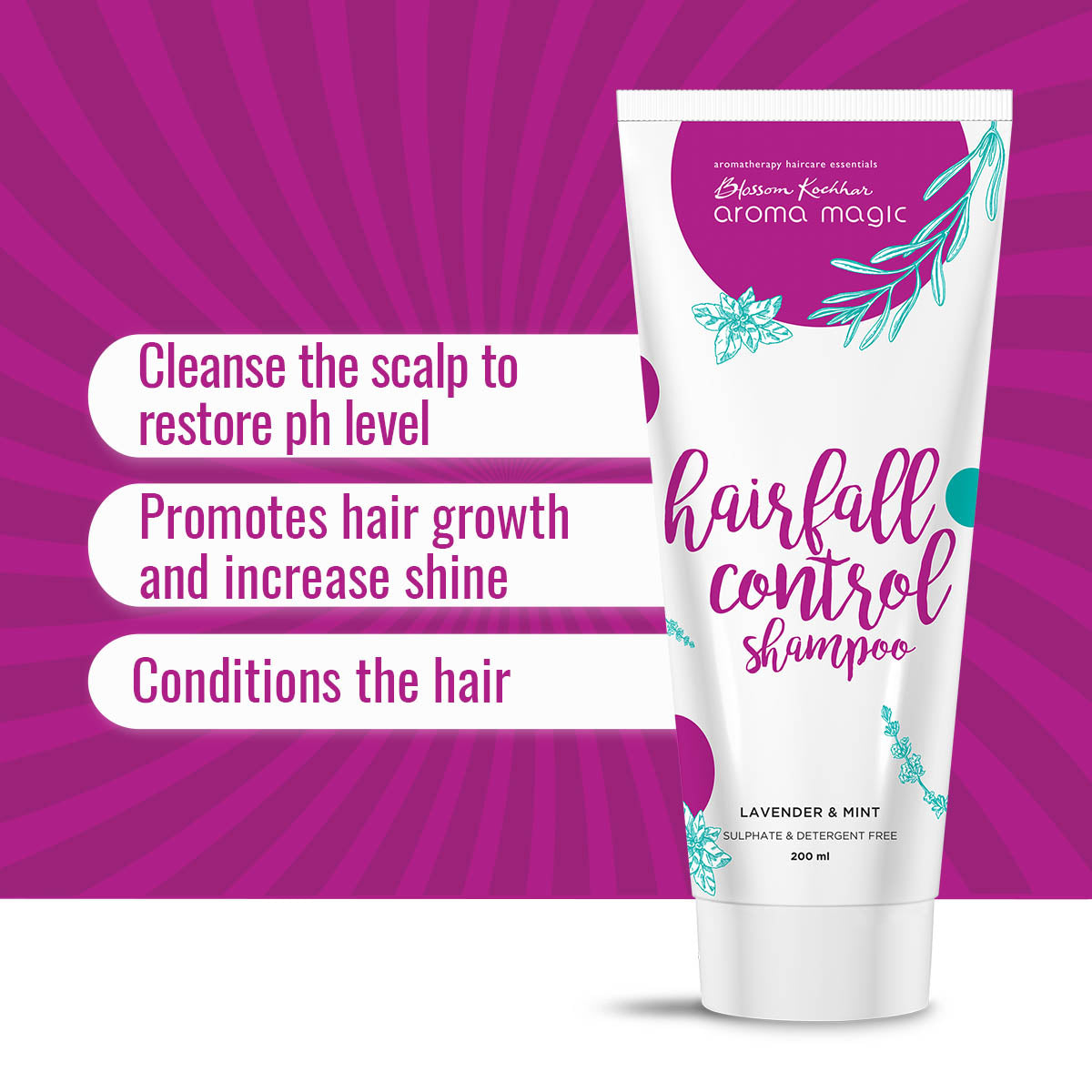 Aroma Magic Hairfall Control Shampoo, 200ml - Image 3 - Buy from Indicrest