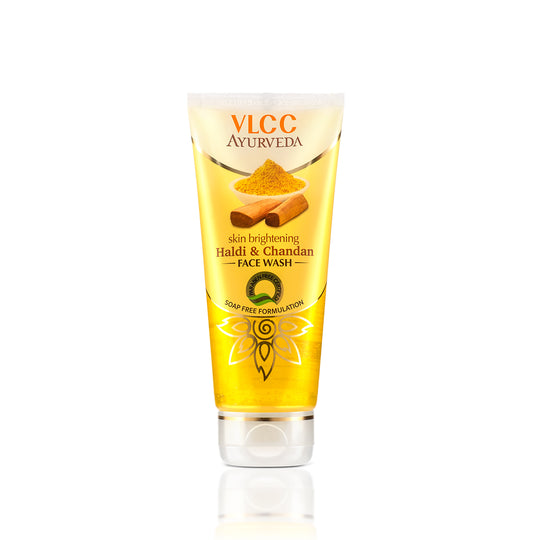 VLCC Ayurveda Skin Brightening Haldi and Chandan Face Wash - 100 ml - Buy from Indicrest