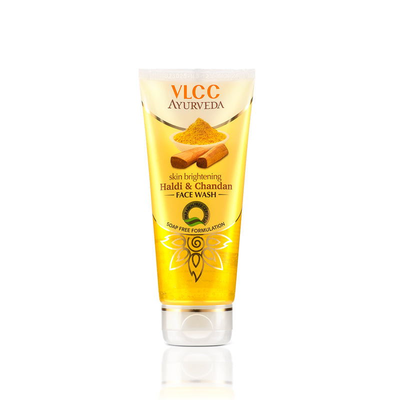 VLCC Ayurveda Skin Brightening Haldi and Chandan Face Wash - 100 ml - Buy from Indicrest