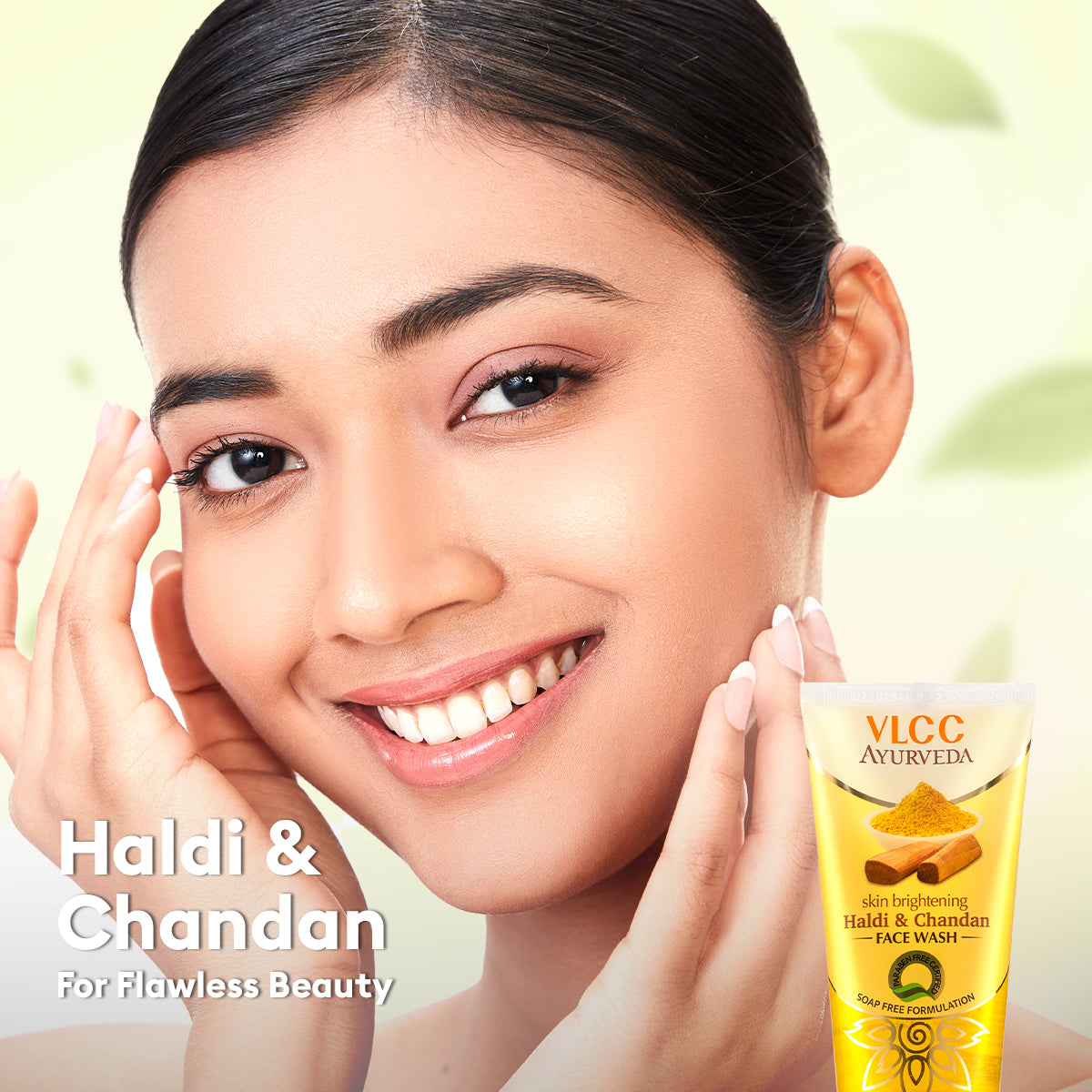 VLCC Ayurveda Skin Brightening Haldi and Chandan Face Wash - 100 ml - Image 5 - Buy from Indicrest