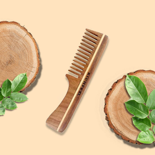 Richfeell Rosewood Handcrafted Hand Comb 100 g - Buy from Indicrest