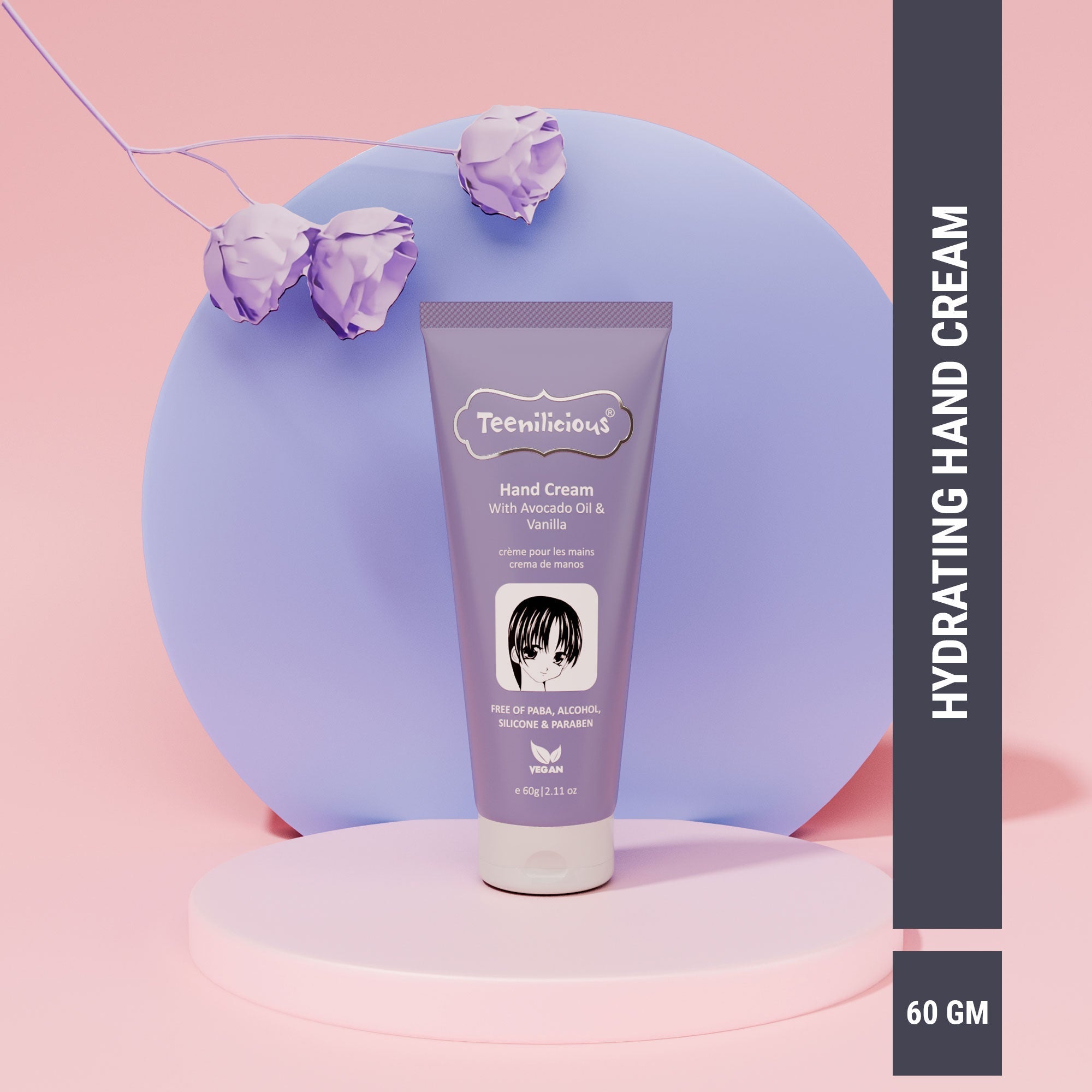Fixderma Teenilicious Hand Cream With Avocado Oil & Vanilla | Hand Cream For Dry Hands, 60g - Buy from Indicrest