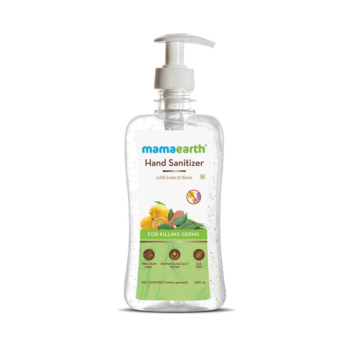 Mamaearth Hand Sanitizer with Lime and Neem for Killing Germs 250 ml - Image 8 - Buy from Indicrest