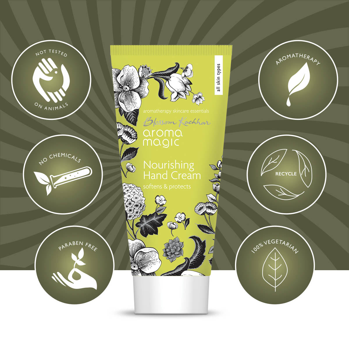 Aroma Magic Nourish Hand Cream:  Intense Hydration for Soft, Smooth Hands, 50g - Image 6 - Buy from Indicrest