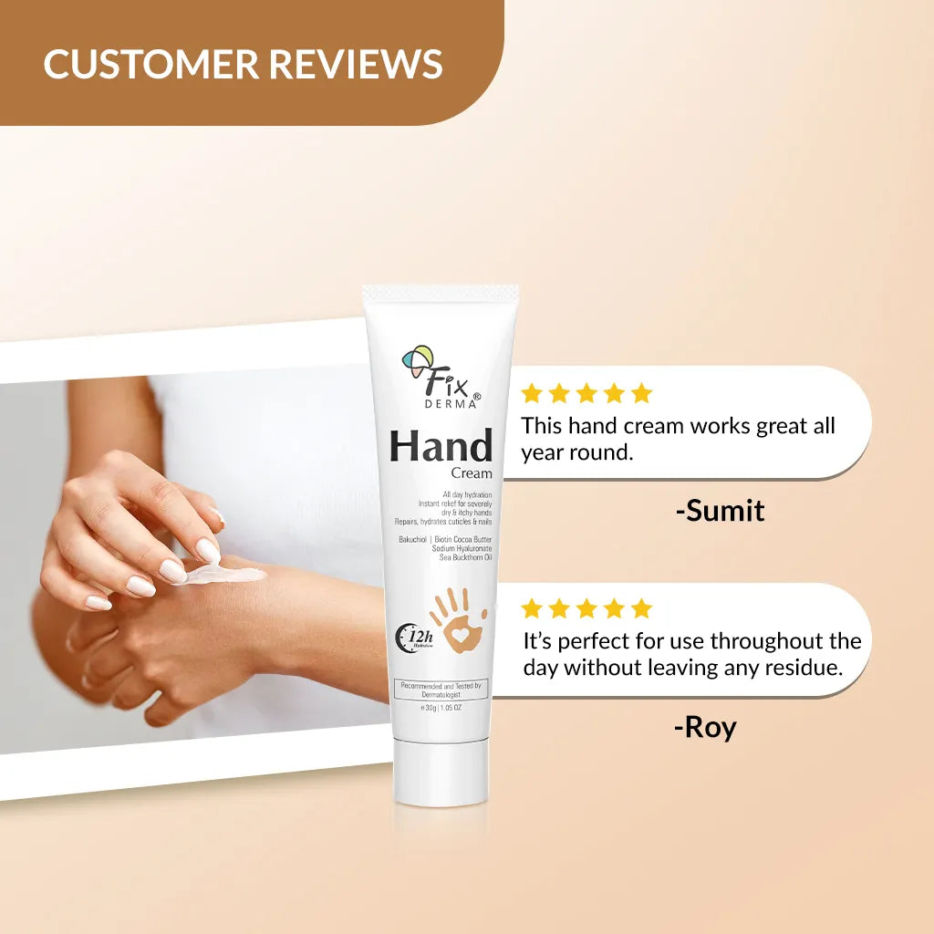 Fixderma Hand Cream | Instant Relief & 12-Hr Hydration for Dry & Itchy Hands, 30g - Image 6 - Buy from Indicrest