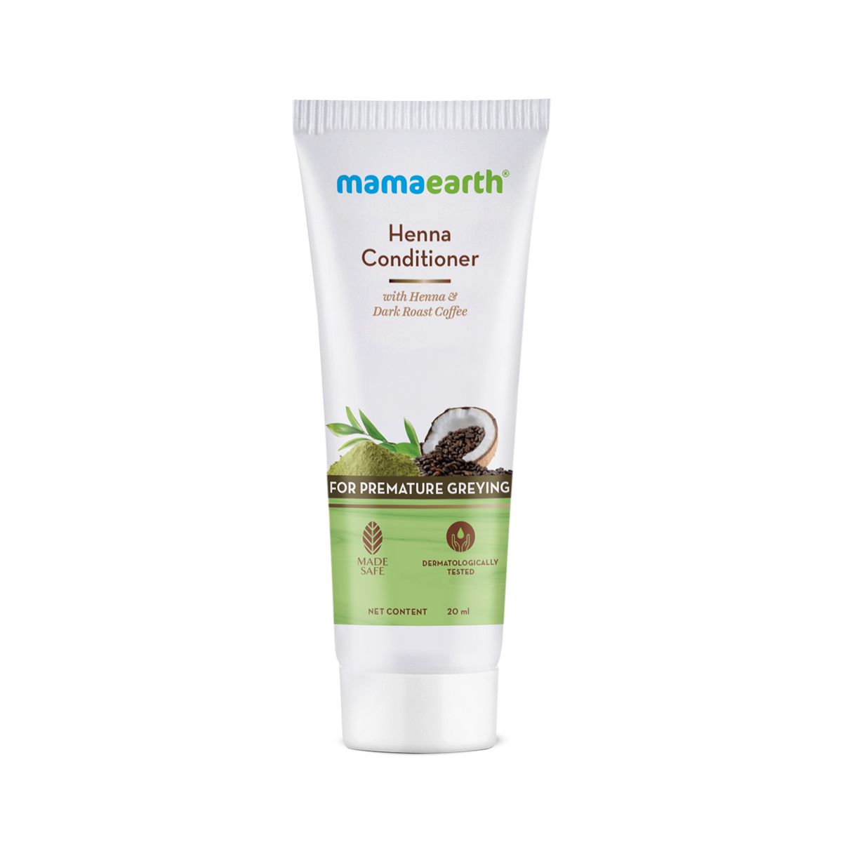 Mamaearth Henna Conditioner with Henna and Deep Roast Coffee for Premature Greying, 20ml - Image 8 - Buy from Indicrest