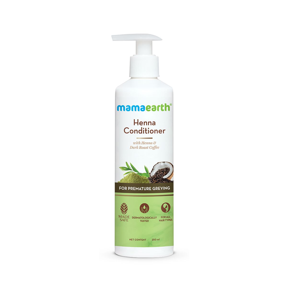 Mamaearth Henna Conditioner with Henna and Deep Roast Coffee for Premature Greying, 250ml - Image 8 - Buy from Indicrest