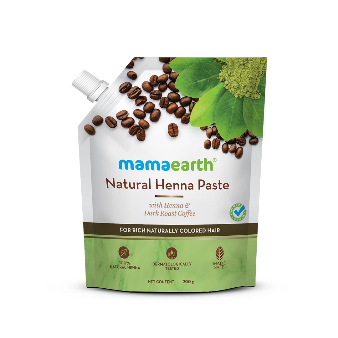 Mamaearth Natural Henna Paste with Henna & Dark Roasted Coffee for Rich Naturally Colored Hair, 200g - Image 10 - Buy from Indicrest