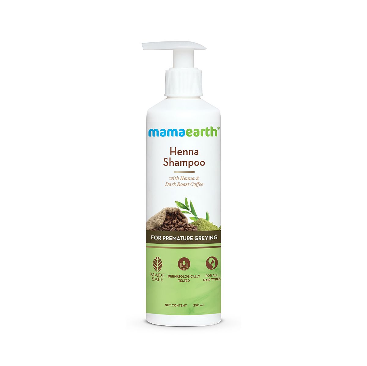 Mamaearth Henna Shampoo with Henna and Deep Roast Coffee for Premature Greying, 250ml - Image 8 - Buy from Indicrest