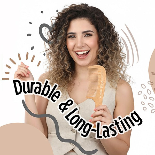 Vega Boutique Wooden Comb - HMWC-06