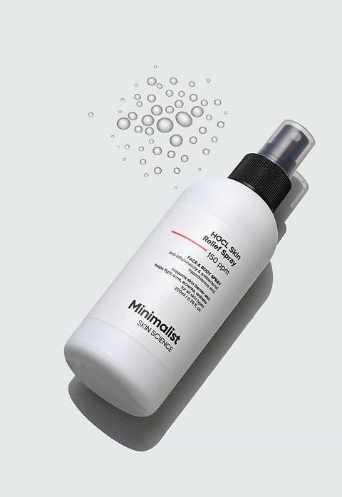 Minimalist HOCL Skin Relief Spray 150 ppm For Supports skin barrier and helps fight acne, eczema, redness, 200ml - Image 2 - Buy from Indicrest