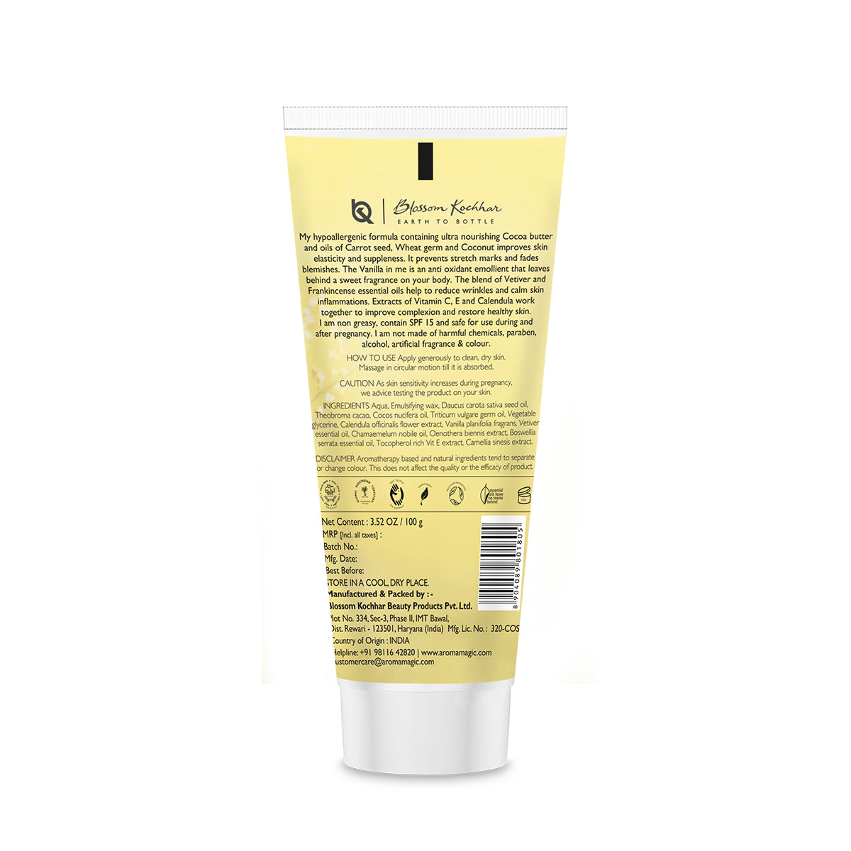 Aroma Magic Cocoa Butter & Vanilla Body Cream, 100gm - Image 7 - Buy from Indicrest