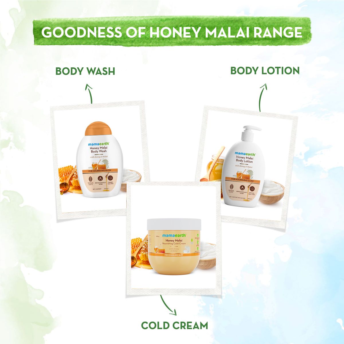 Mamaearth Honey Malai Cold Cream with Honey & Malai For Nourishing Glow, 200g - Image 5 - Buy from Indicrest