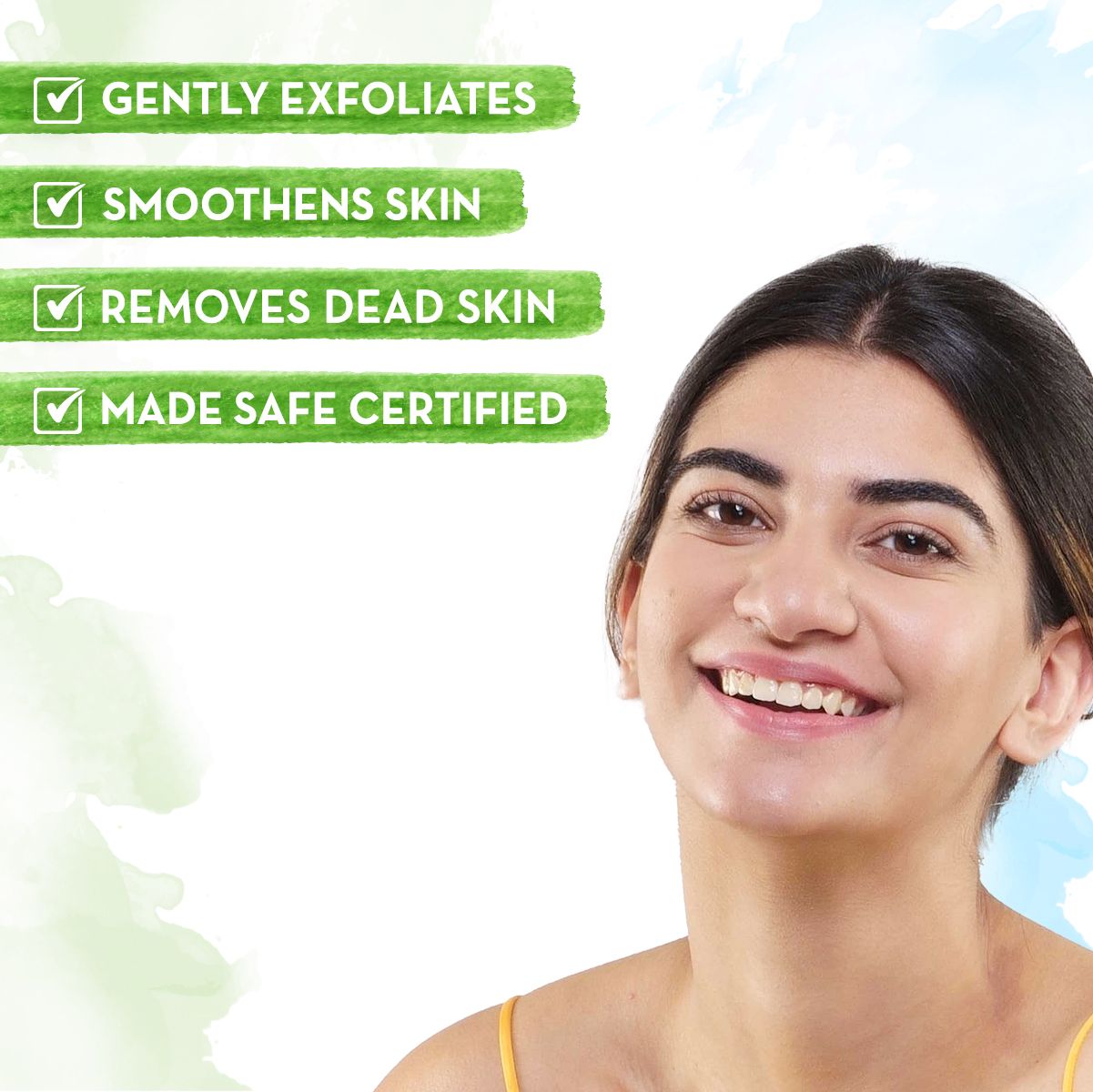 Mamaearth Honey Malai Face Scrub with Honey & Malai for Nourishing Glow, 100g - Image 2 - Buy from Indicrest