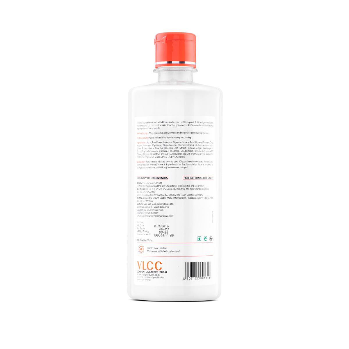 VLCC Honey Moisturiser - 500 ml - Image 6 - Buy from Indicrest