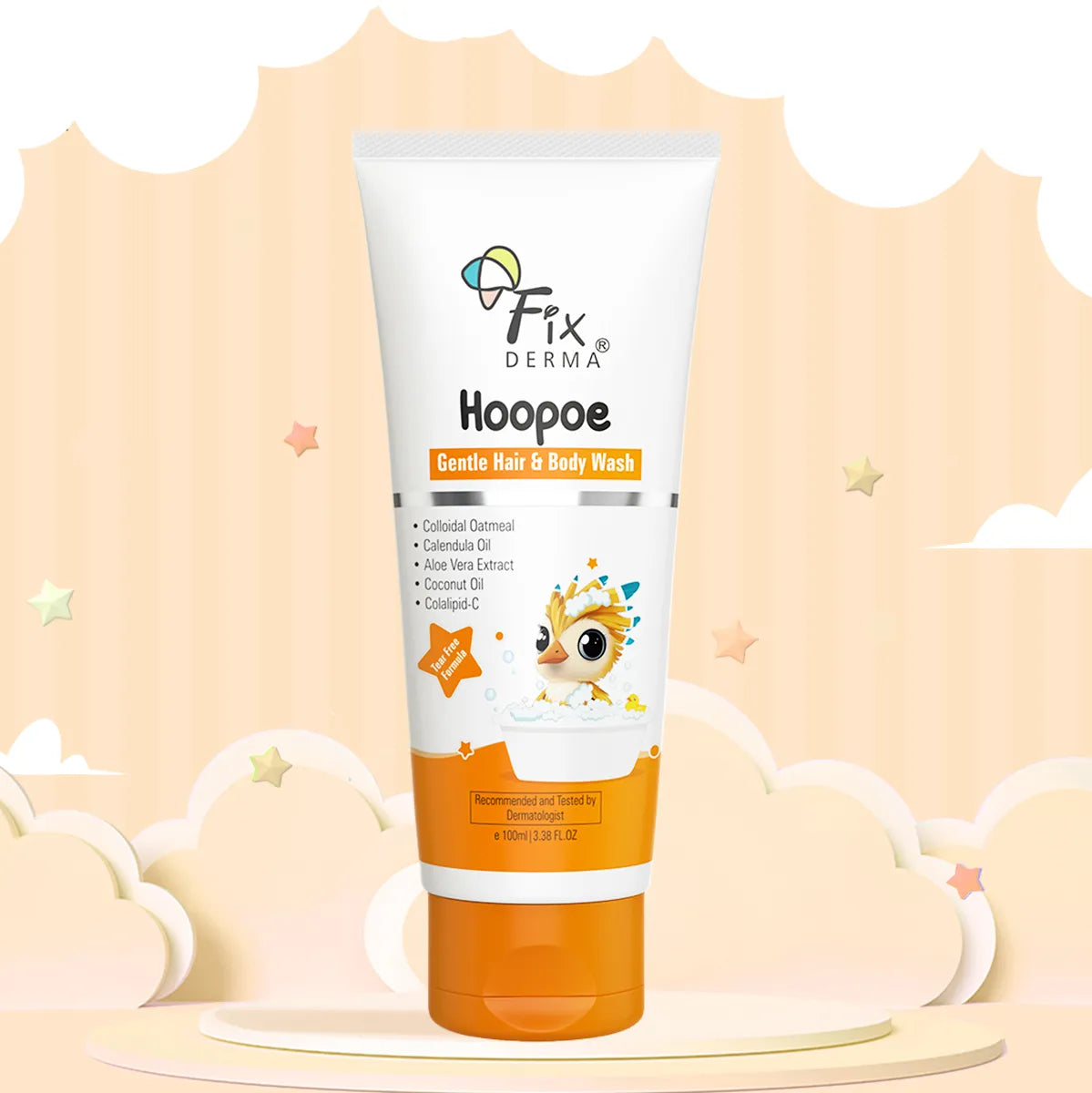 Fixderma Hoopoe Gentle Hair & Body Wash, 100ml - Image 8 - Buy from Indicrest
