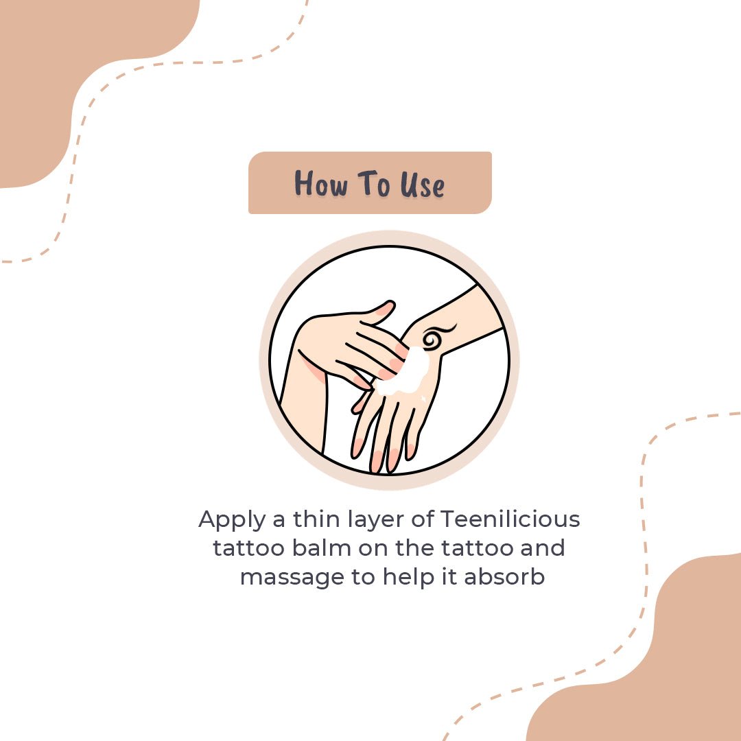 Fixderma Teenilicious Tattoo Balm | Tattoo Aftercare Cream For Old & New Tattoos, 50g - Image 4 - Buy from Indicrest